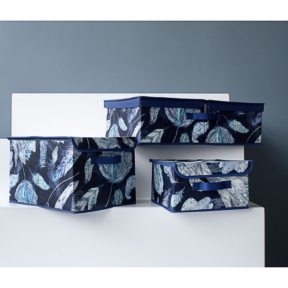 VETTA Санремо Кофр для хранения с крышкой, 30х40х25см, спанбонд, 2 дизайна, арт.№ 457-512