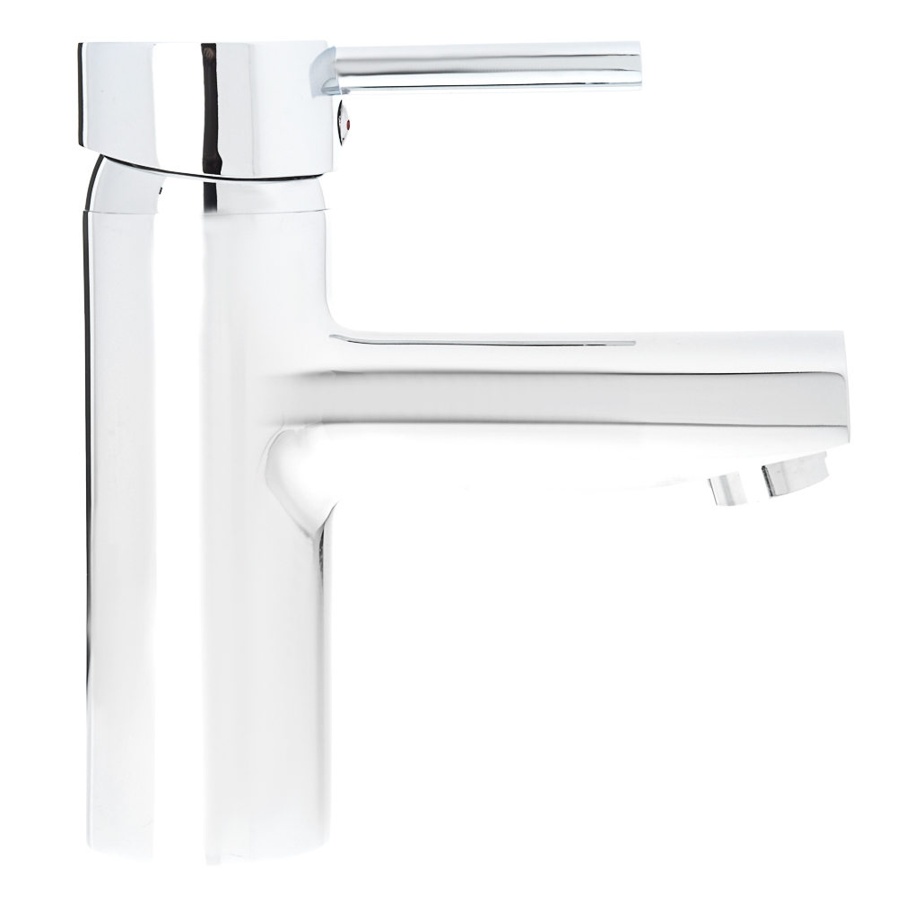 RAIN Смеситель для раковины Янтарь, однорычажный, карт. 40мм, гайка, латунь, хром, арт.№ 561-302