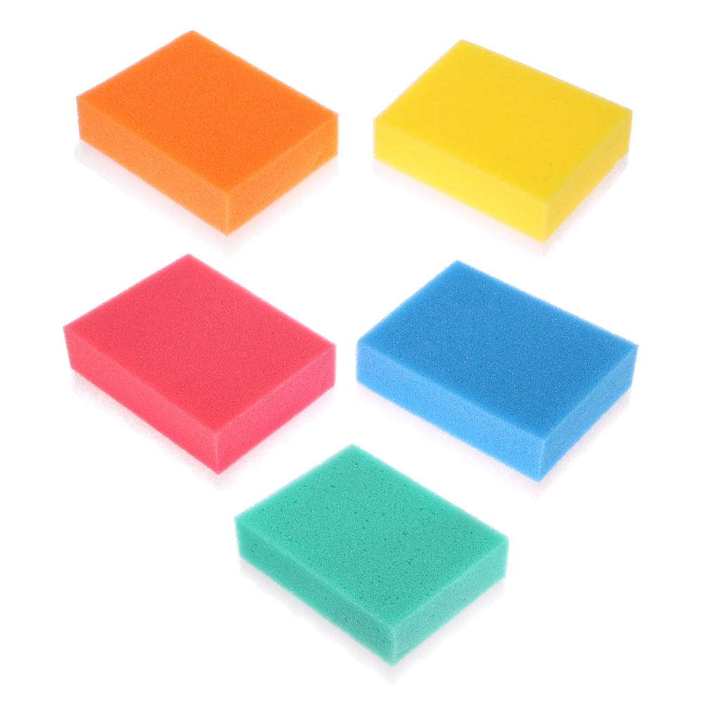 Губка для тела массажная в асс. поролон-эластичный, арт.№ 361-098