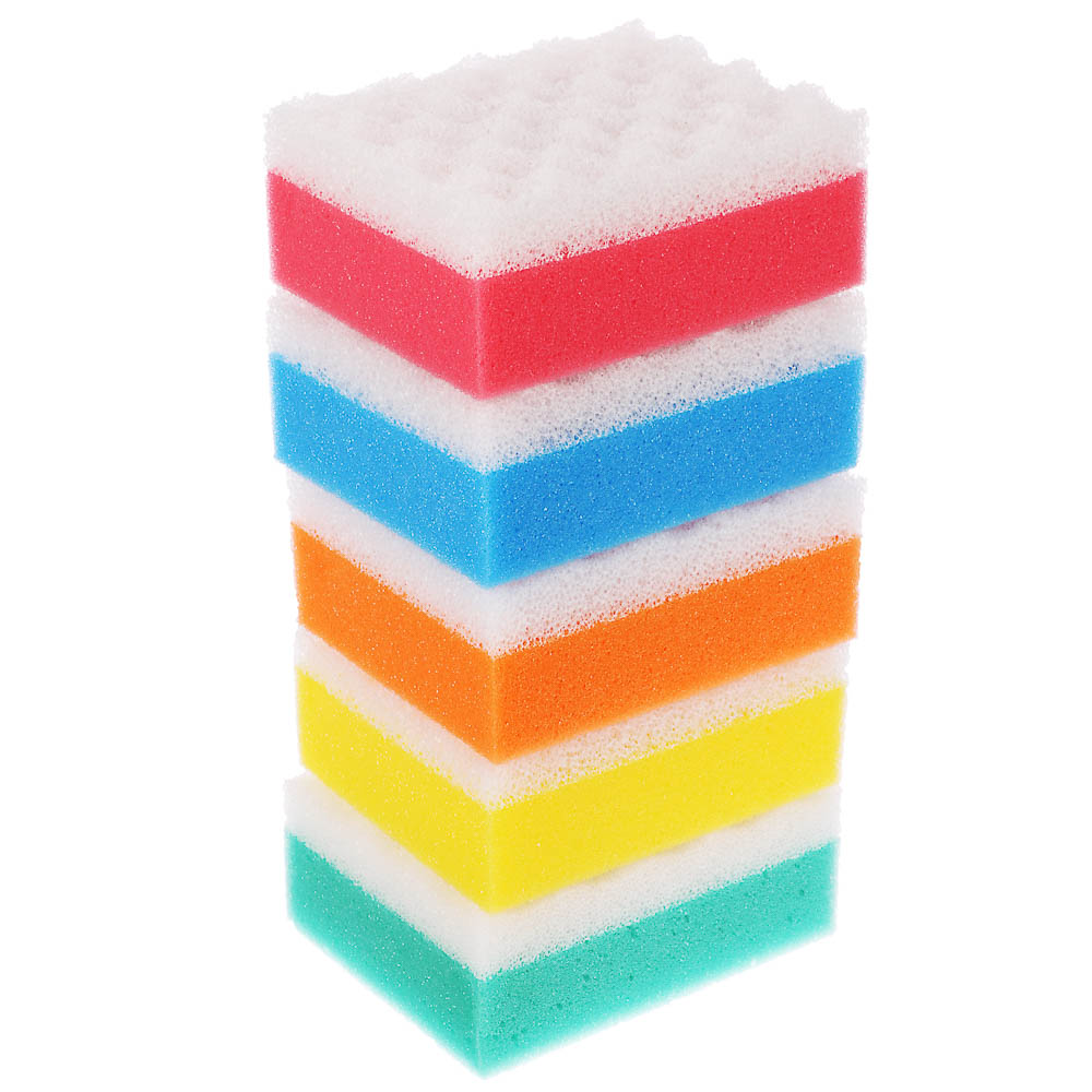 Губка для тела массажная в асс. поролон-эластичный, арт.№ 361-098