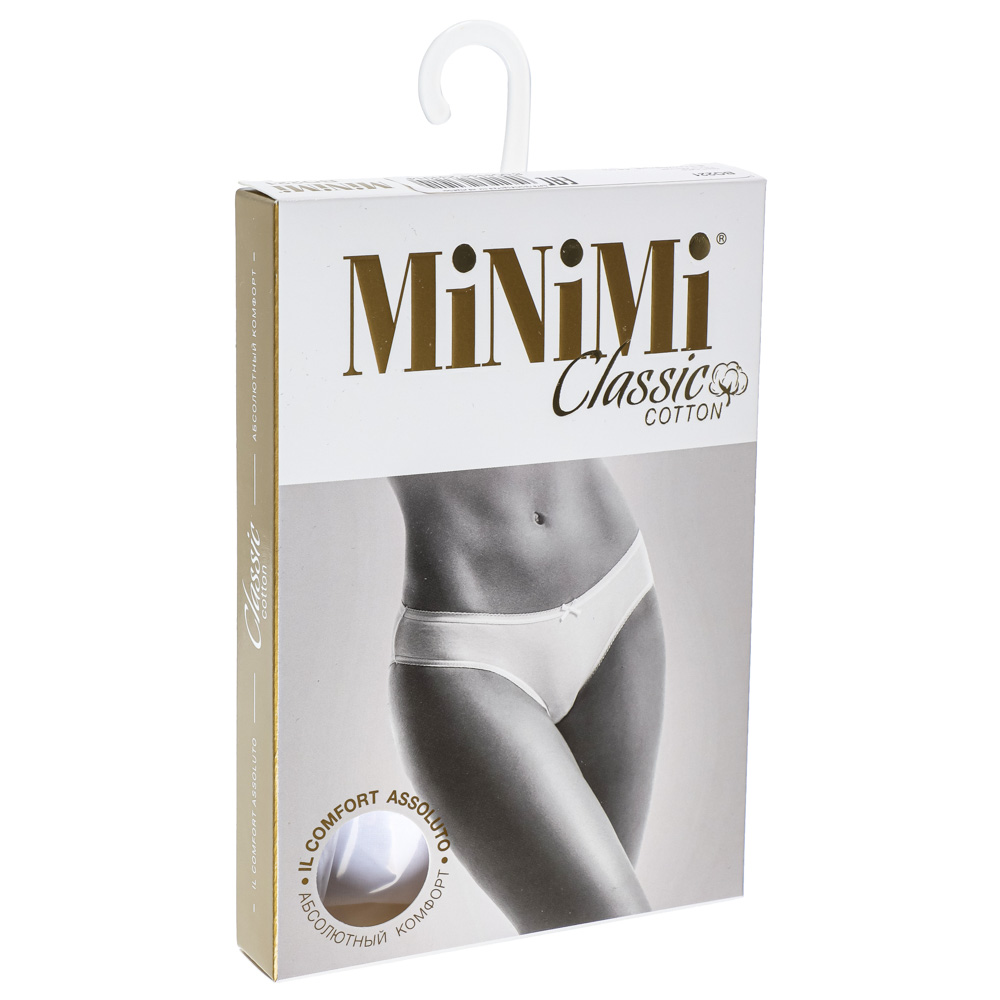 MINIMI Basic Трусы-слипы женские, р-р: 44, 95% хлопок, 5% эластан, белые, BO221, арт.№ 331-217