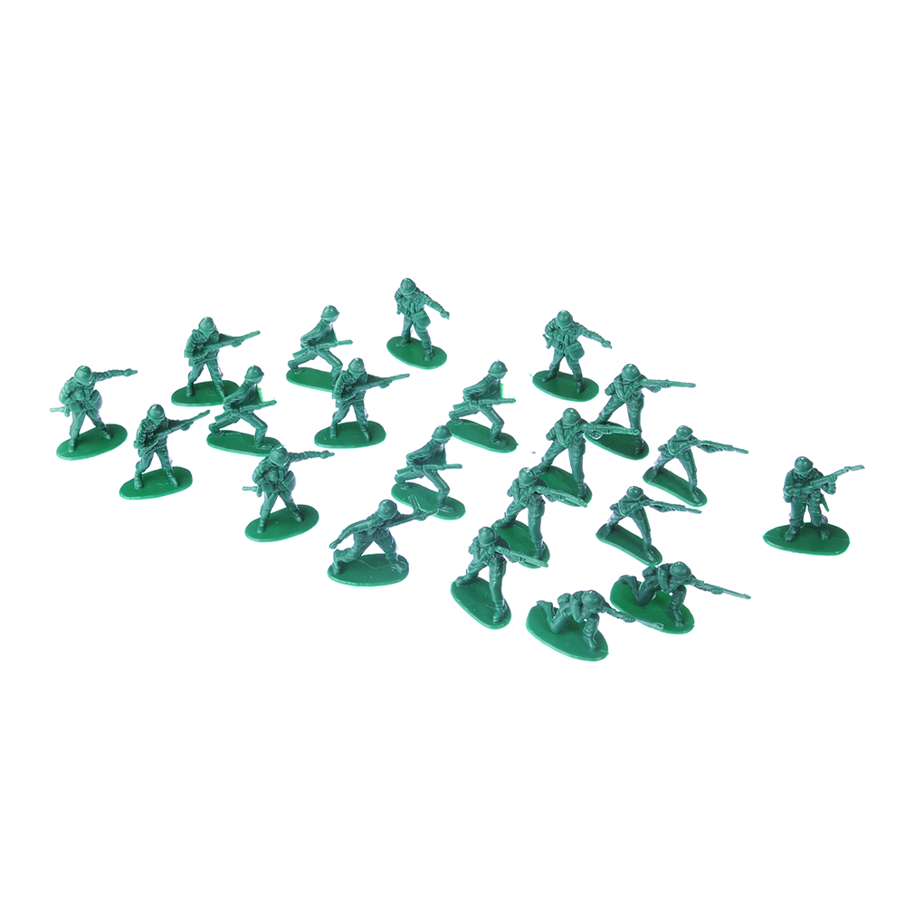 ИГРОЛЕНД Набор солдатиков 20шт., PVC, 14х22х2см, арт.№ 296-060