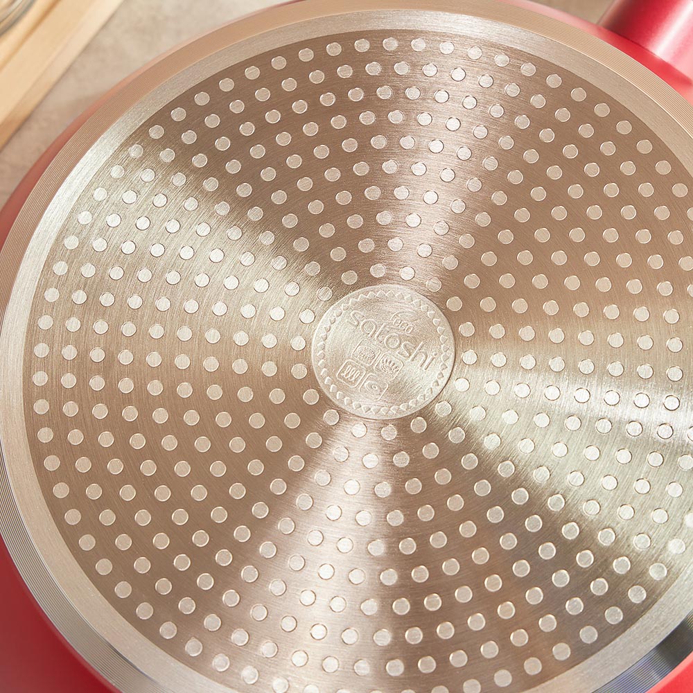 SATOSHI Верден Сотейник литой d=28см, антипригарное покрытие мрамор, индукция, арт.№ 846-465