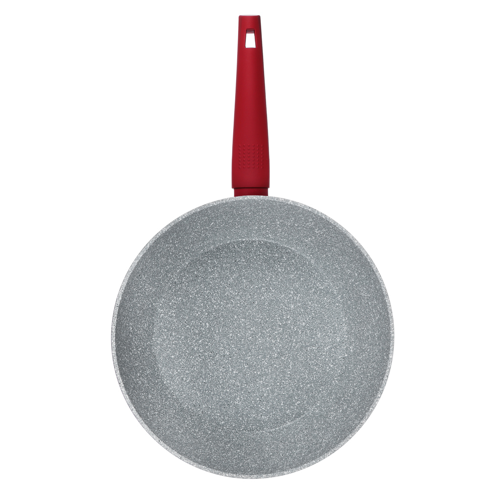 SATOSHI Верден Сотейник литой d=28см, антипригарное покрытие мрамор, индукция, арт.№ 846-465