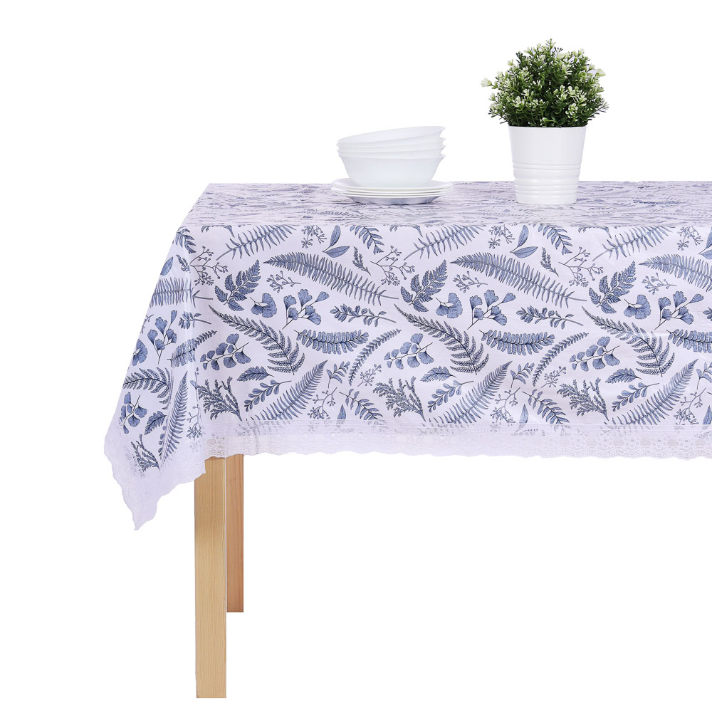 PROVANCE Скатерть ПВХ 140х230см "Настроение" с ажурной каймой, 6 дизайнов, арт.№ 479-280