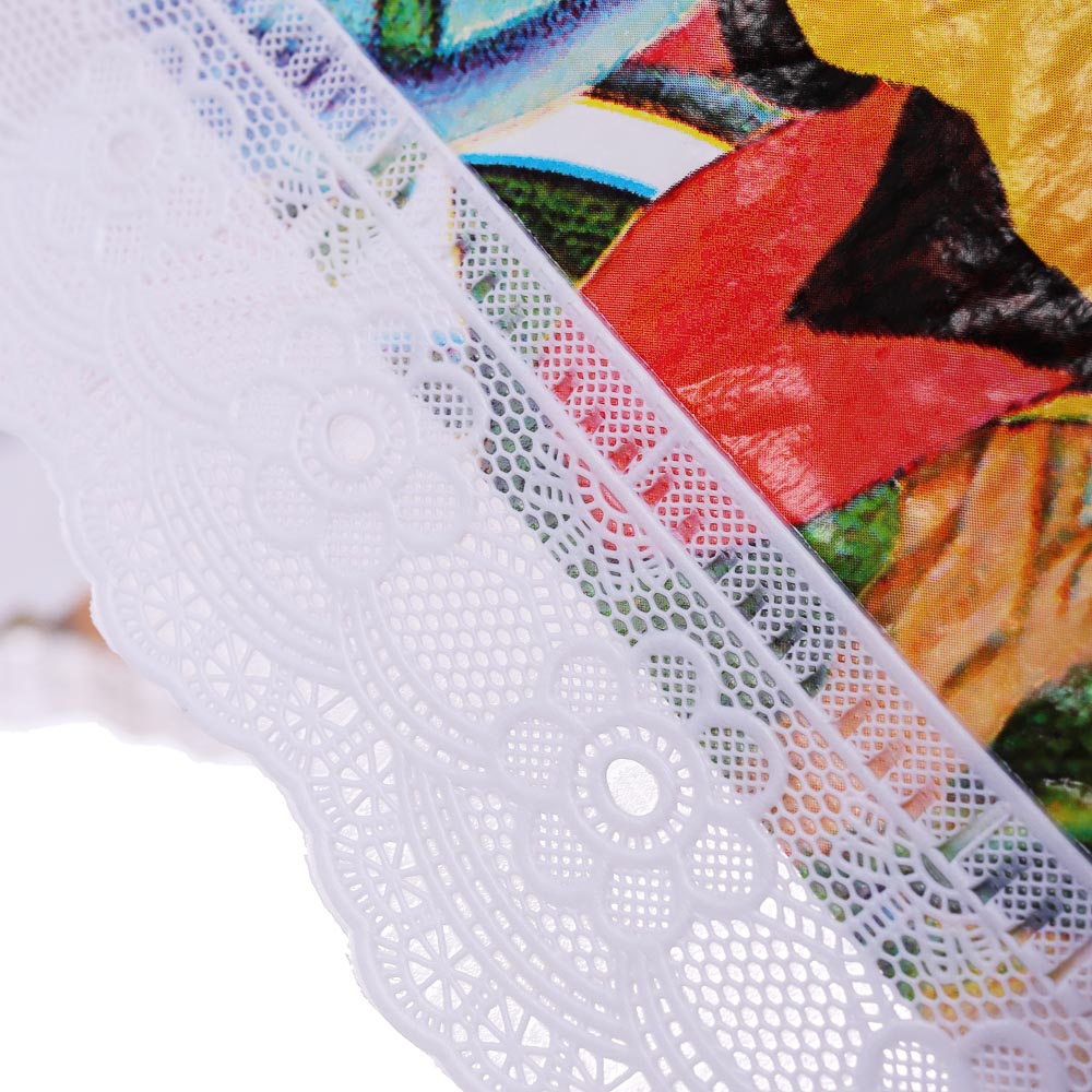 PROVANCE Скатерть ПВХ 140х230см "Настроение" с ажурной каймой, 6 дизайнов, арт.№ 479-280