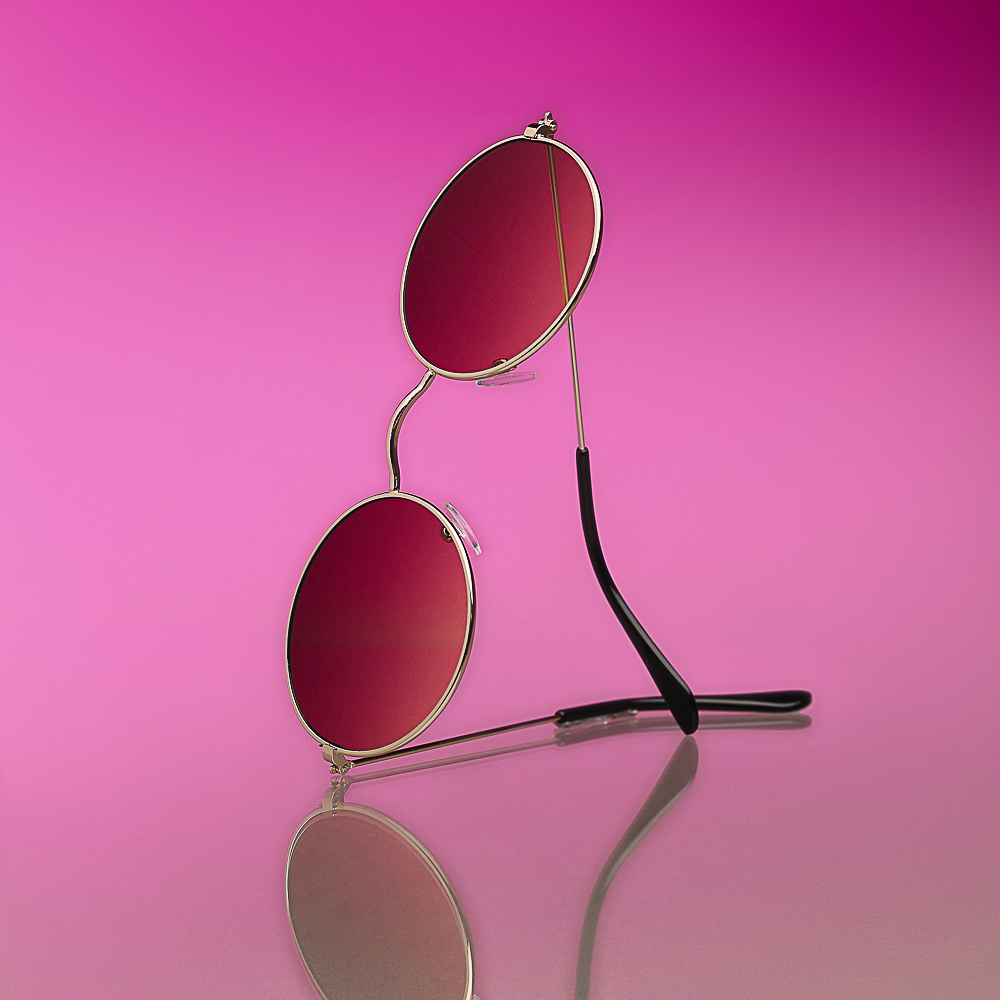 GALANTE Очки солнцезащитные, пластик, металл, 135x43мм, 4 цвета, арт.№ 304-019