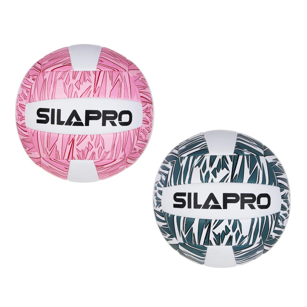 SILAPRO Мяч волейбольный 22см, 5 р-р, 2сл, PVC 2.5мм, 260г (+-10%), арт.№ 067-005