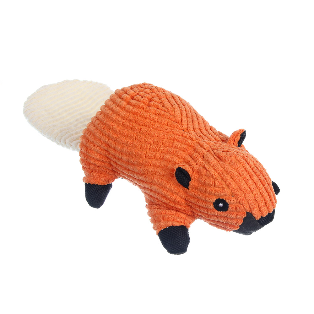 Игрушка для собак, тм VETTA, с пищалкой, бобер, п/э, 29*13см, арт.№ 273-557