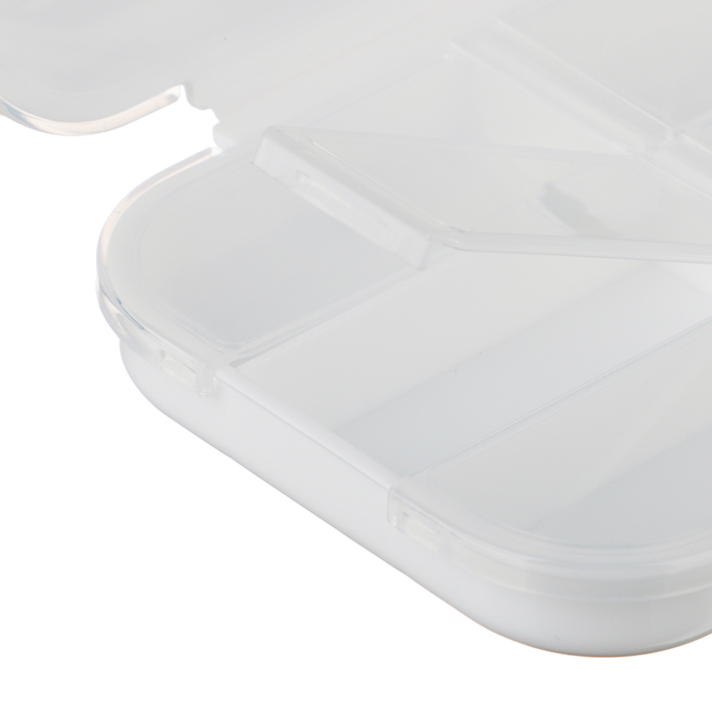 Универсальный бокс тм VETTA, дорожный, 8 отдел., пластик, 10х6х3,5см, арт.№ 406-003