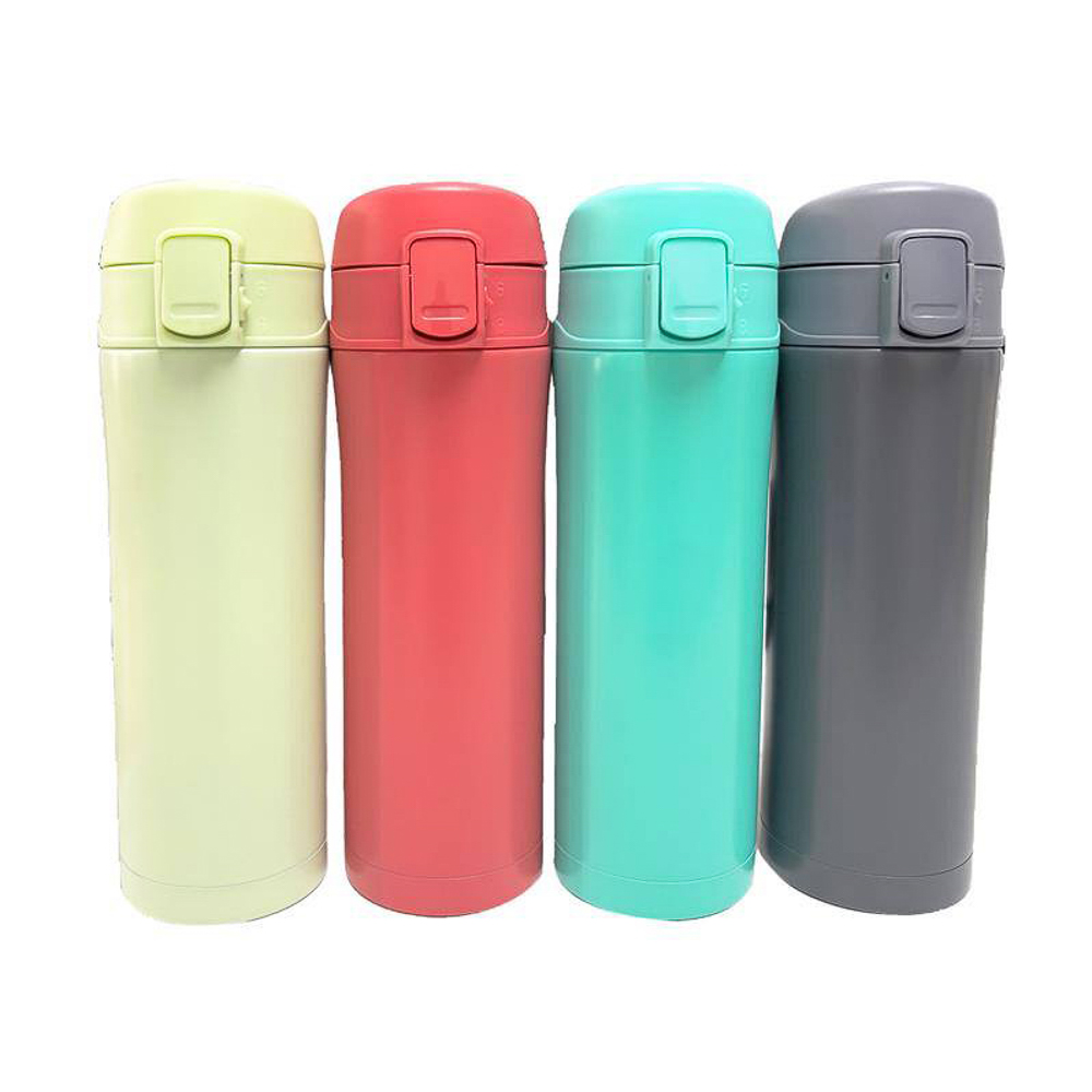 VETTA Термос-кружка с крышкой на защелке, 450мл, нерж.сталь (ч), арт.№ 841-891