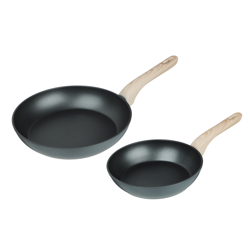 SATOSHI Шарлеруа Набор сковород литых 2пр., d20, 26см, антипригарное покрытие, индукция, арт.№ 846-660