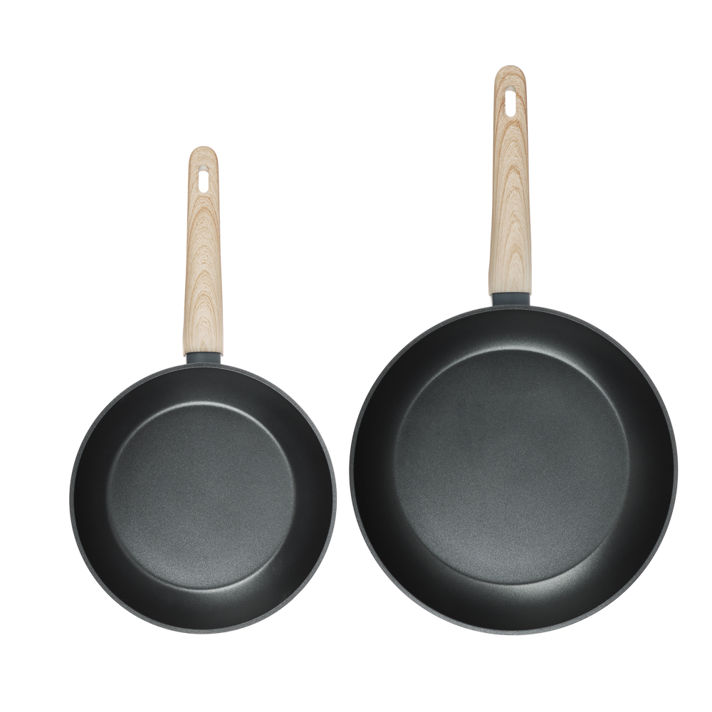 SATOSHI Шарлеруа Набор сковород литых 2пр., d20, 26см, антипригарное покрытие, индукция, арт.№ 846-660