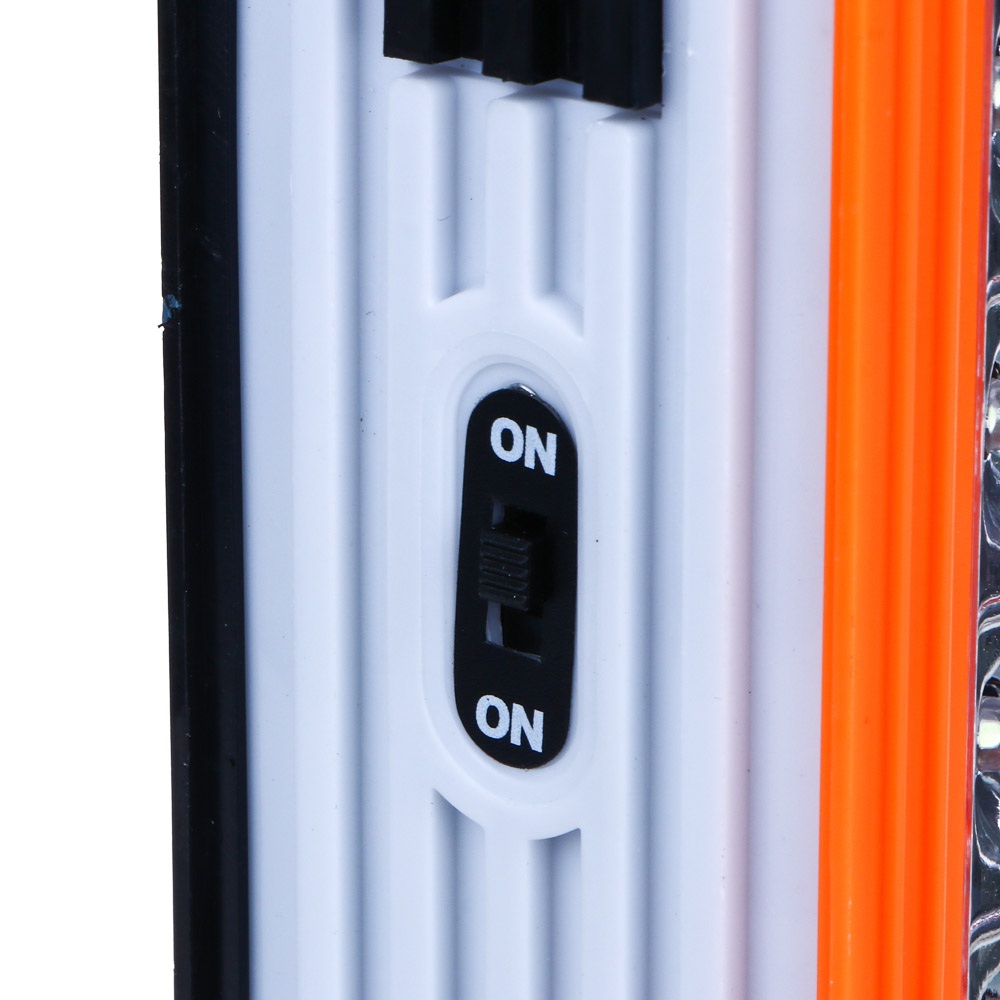 ЕРМАК Фонарь-светильник 24 + 6 ярк. LED, 3xD / шнур 220В, пластик, 24x10 см, арт.№ 198-084