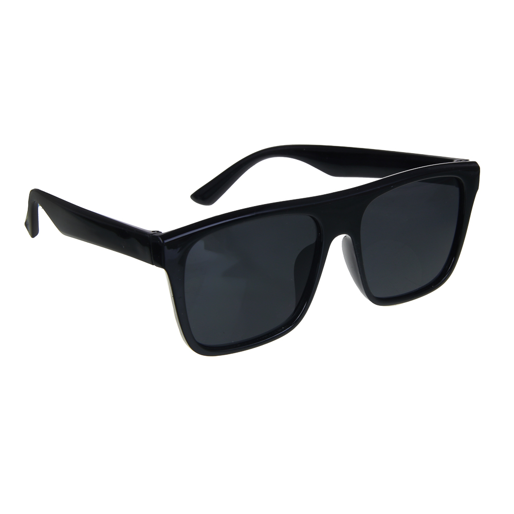 GALANTE Очки солнцезащитные, пластик, 147x47мм, черные, арт.№ 304-495