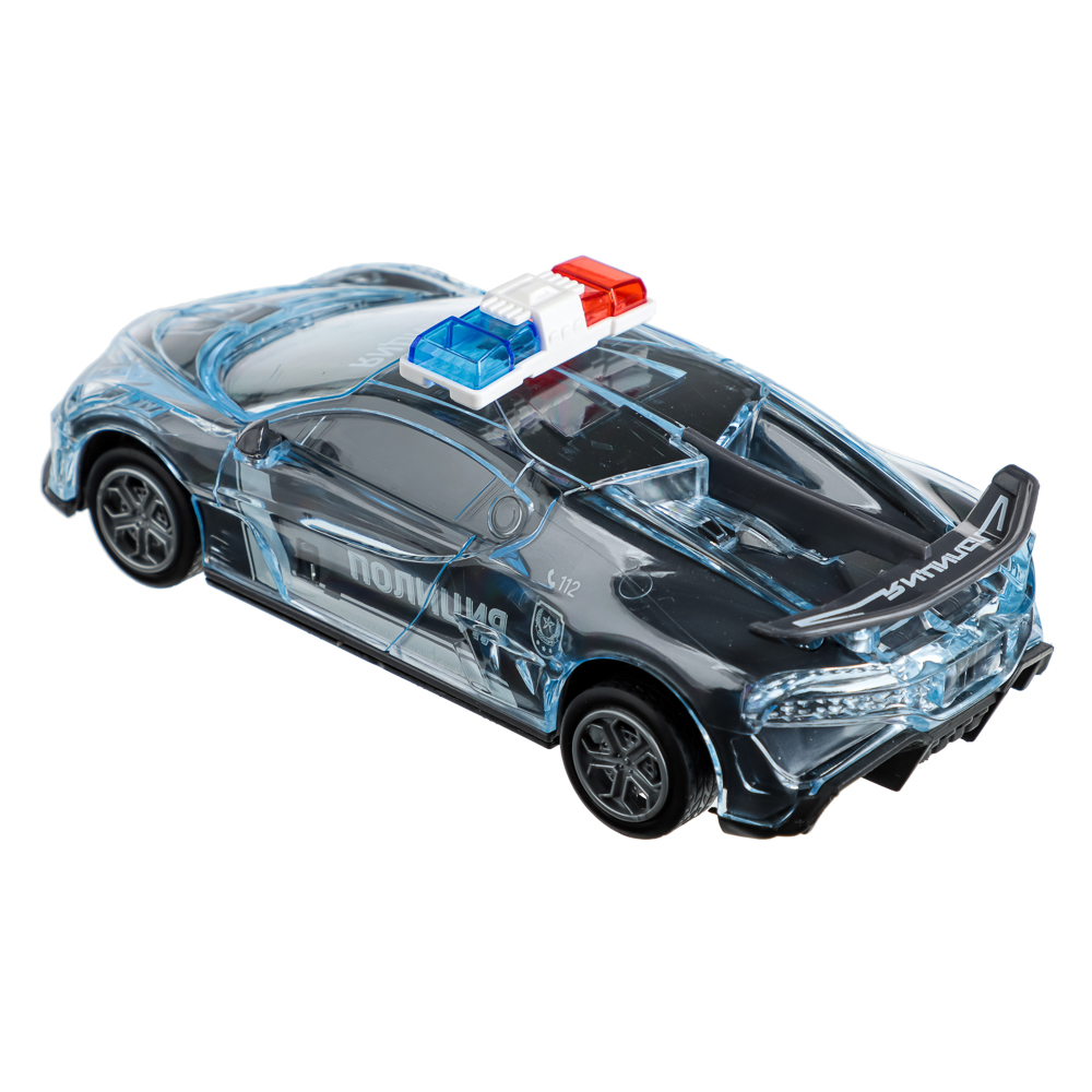 ИГРОЛЕНД Патрульный автомобиль, свет, звук, инерция, 3хLR44, ПВД, 15,5x5x7см, 3 дизайна, арт.№ 292-012