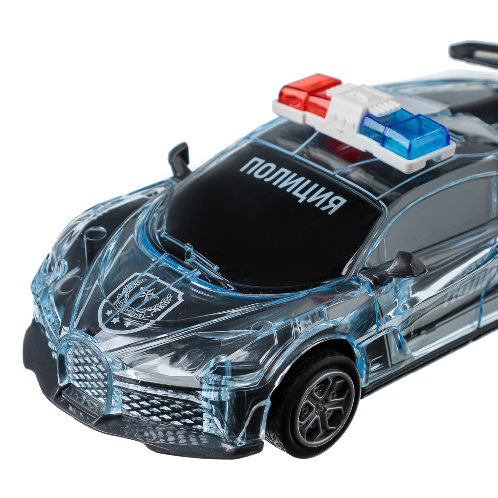 ИГРОЛЕНД Патрульный автомобиль, свет, звук, инерция, 3хLR44, ПВД, 15,5x5x7см, 3 дизайна, арт.№ 292-012