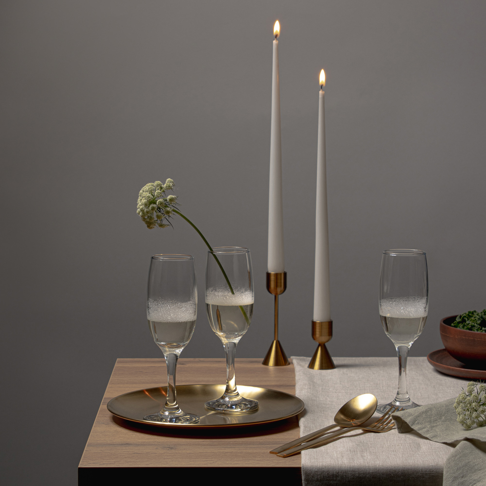 PASABAHCE Бистро Набор бокалов для шампанского 3 шт 190 мл, стекло, арт.№ 878-550