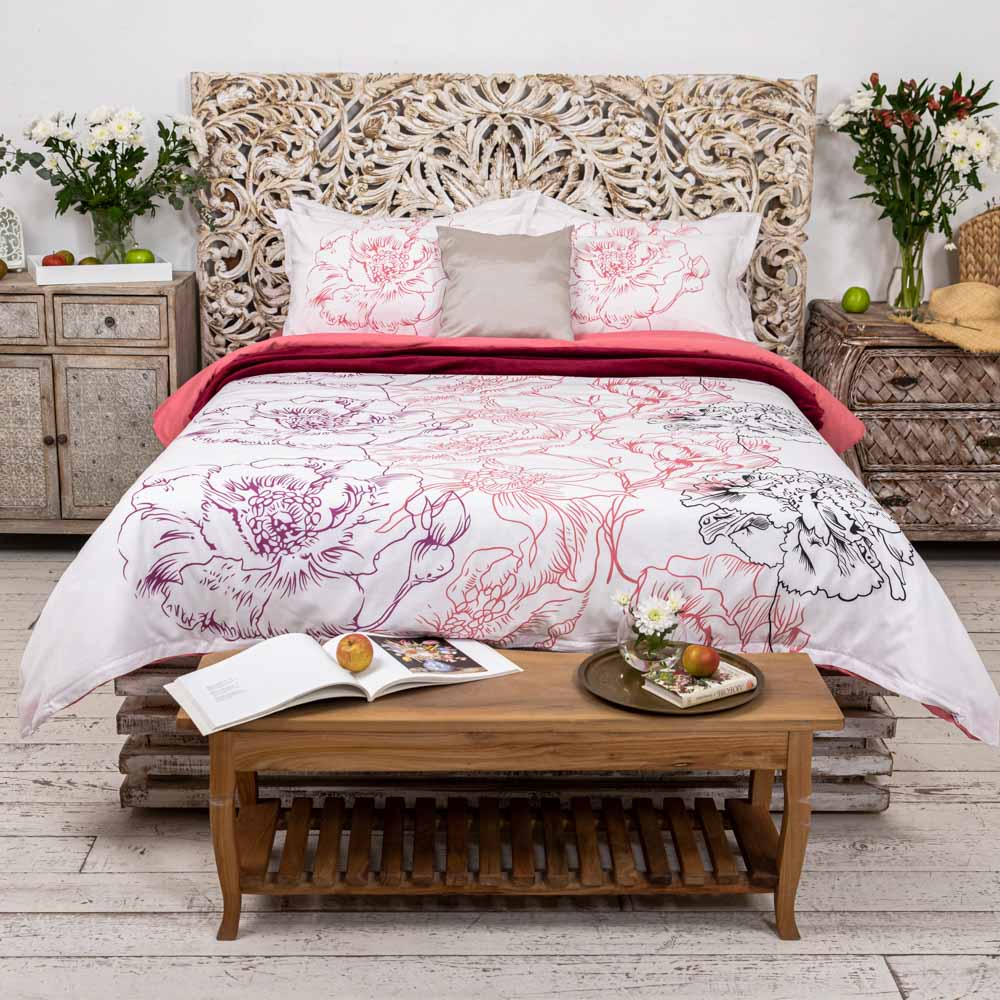 PROVANCE Либерти Комплект постельного белья 1,5 (4 пр.), смесовый хлопок, 4 дизайна, арт.№ 421-266