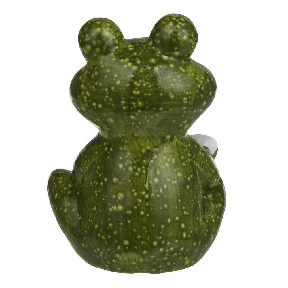 Фигура садовая "Лягушка" тм INBLOOM, 11х10,5х15см, глина, арт.№ 162-300