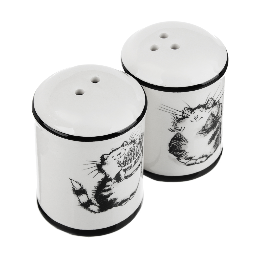 MILLIMI Забавные коты Набор для соли и перца, 4.7х6.6см, керамика, арт.№ 824-494