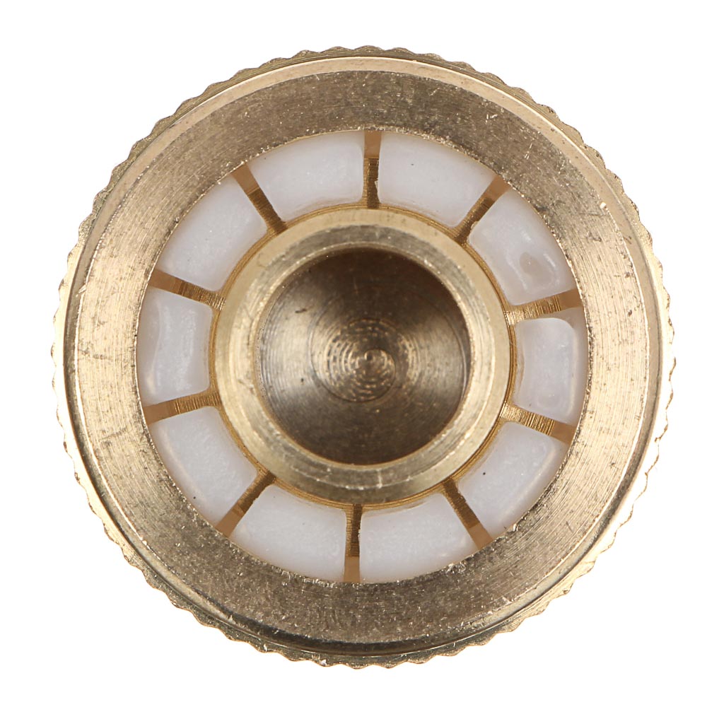 INBLOOM PROF+ Коннектор c аквастопом для шланга d1/2", латунь MY-302, арт.№ 169-036