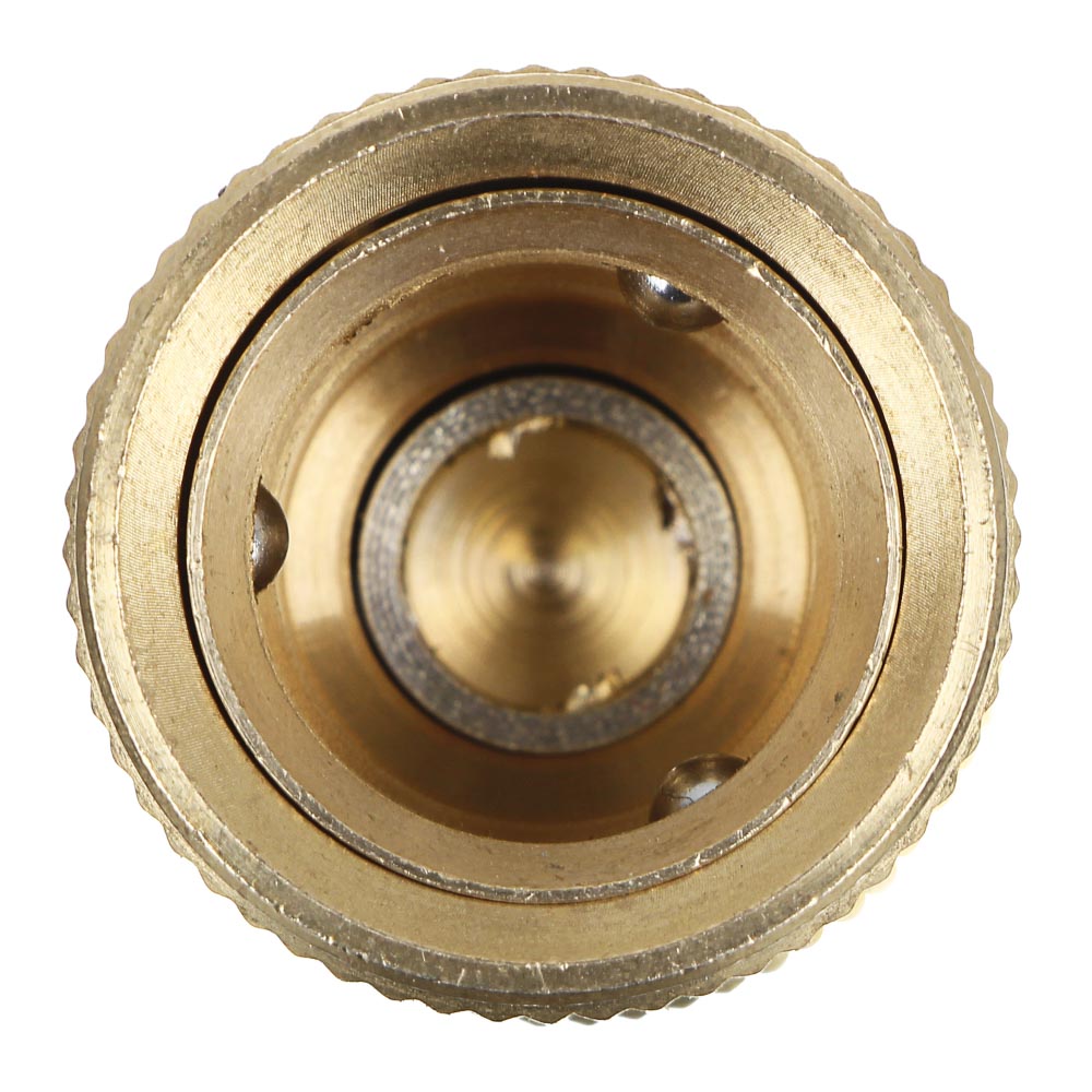 INBLOOM PROF+ Коннектор c аквастопом для шланга d1/2", латунь MY-302, арт.№ 169-036