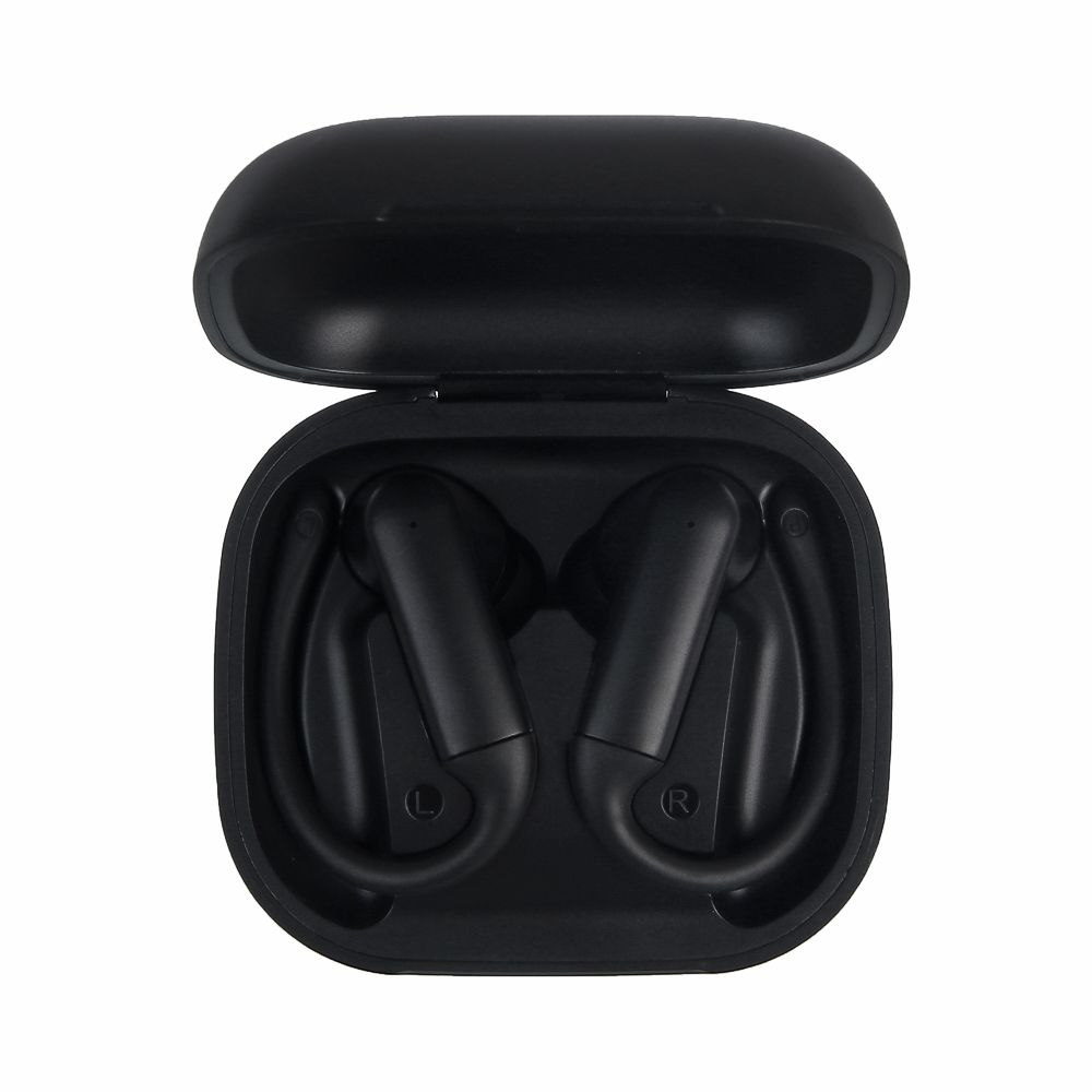 Наушники беспроводные TWS BY SportBuds, внутриканальные, 30/300 мАч, с дужками, BT5.3, чёрный, арт.№ 410-292