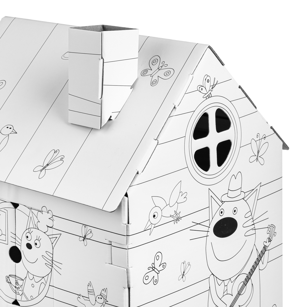 НД ПЛЭЙ Домик-раскраска "Три кота", картон, арт.№ 272-844