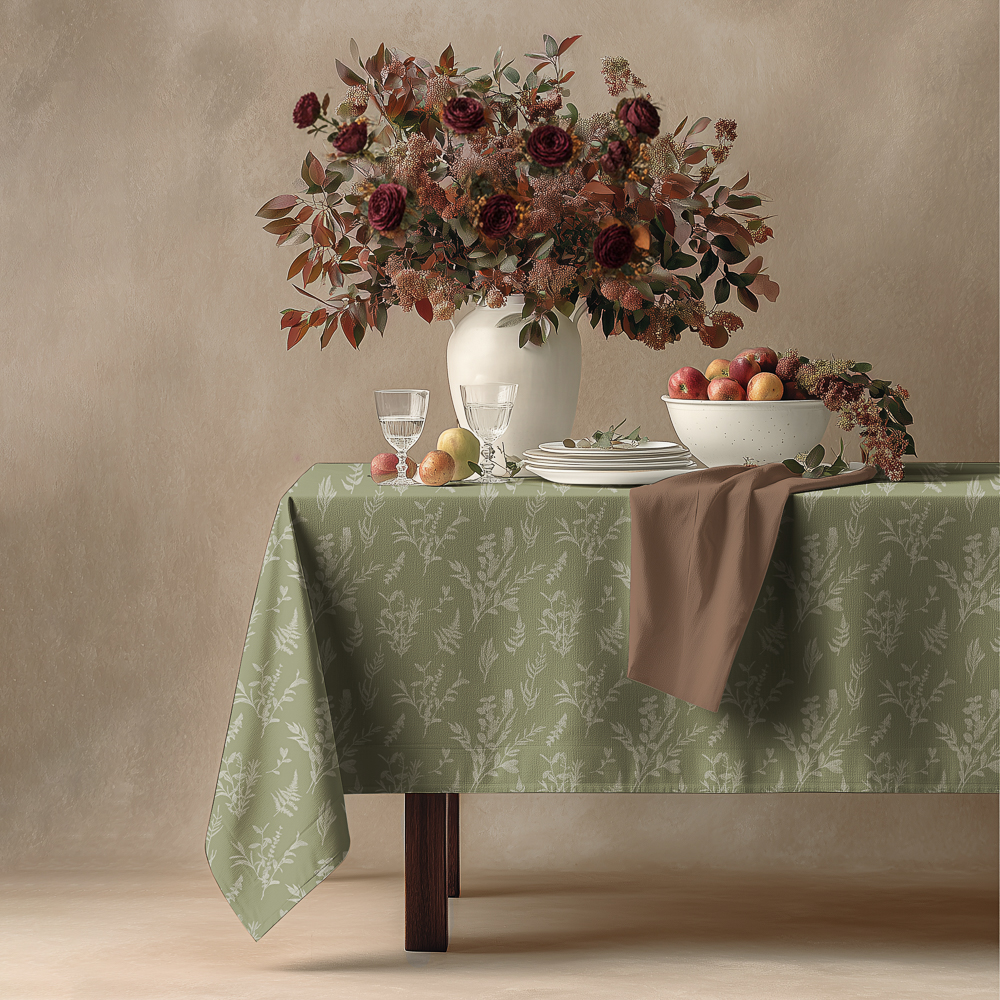 Скатерть текстильная тм PROVANCE Сенса 140х140см, 140г/м2, 100% полиэстер, 3 дизайна, арт.№ 435-199