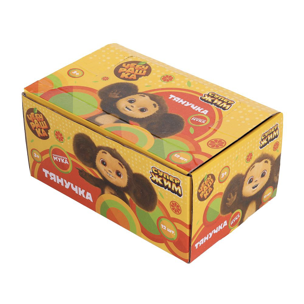 Игрушка-антистресс тянучка Чебурашка с наполнением Супер Жим, арт.№ 297-190