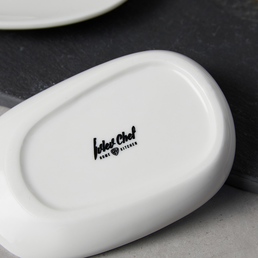 Ivlev Chef Элеганс Тарелка десертная, 11х7,5х2см, фарфор, арт.№ 824-547