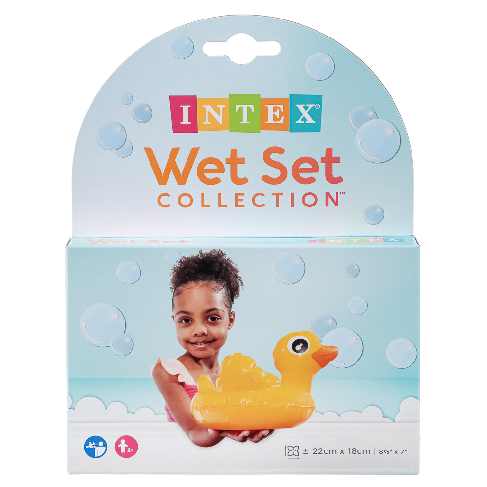 INTEX Игрушка надувная для игр на воде 36х18см, от 2 лет, 9 дизайнов 58590NP, арт.№ 359-201