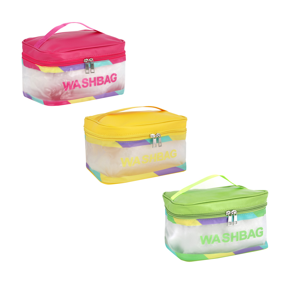 ЮL Косметичка 22x14x16см, ПВХ, ТПУ, 3 цвета, арт.№ 364-247