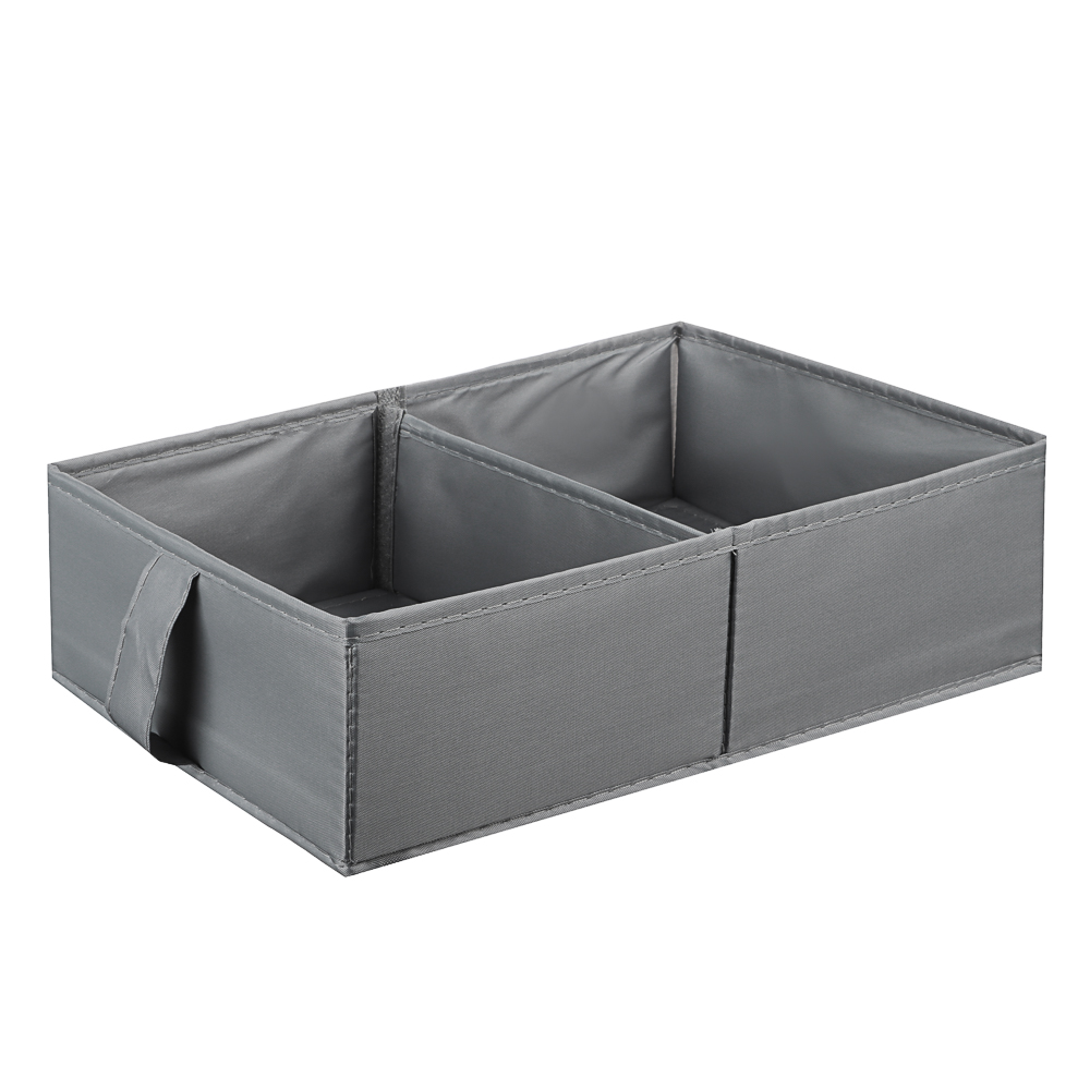 VETTA Органайзер, 2 отделения, 20х30х10 см, Швеция, полиэстер серый, арт.№ 457-712