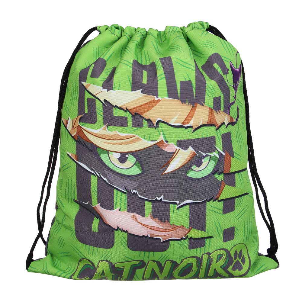 Супер-Кот Мешок для обуви ПРЕМИУМ, 47х39см, плотный матер., 2-стор. печать, толстая веревка,"Скетч", арт.№ 811-031