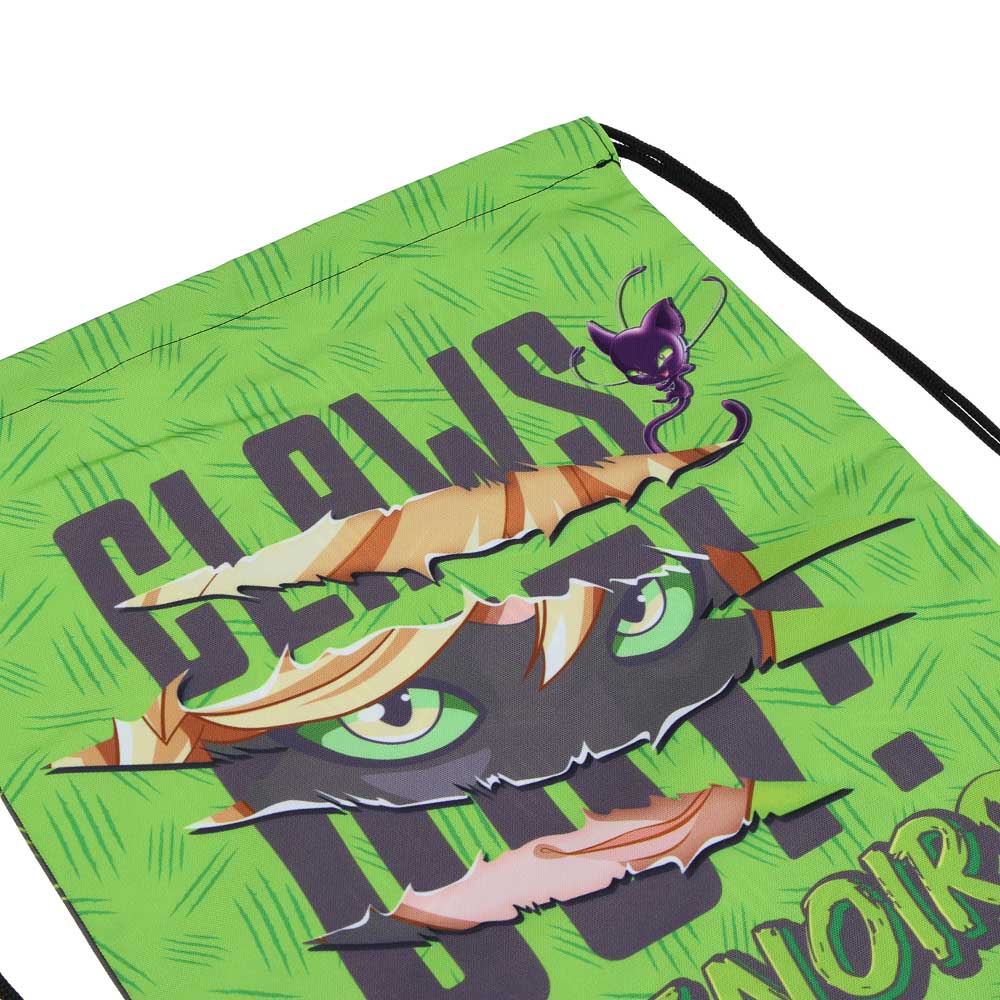 Супер-Кот Мешок для обуви ПРЕМИУМ, 47х39см, плотный матер., 2-стор. печать, толстая веревка,"Скетч", арт.№ 811-031