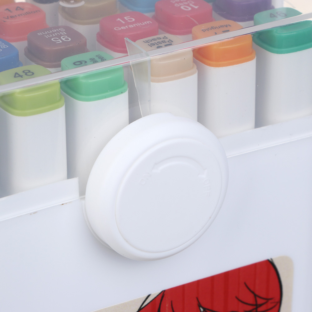 Ледибаг/Супер-Кот Набор маркеров худож., 2-стор. (кругл./кисть), 24цв., пл.бокс, "Скетч", 2 диз., арт.№ 811-033