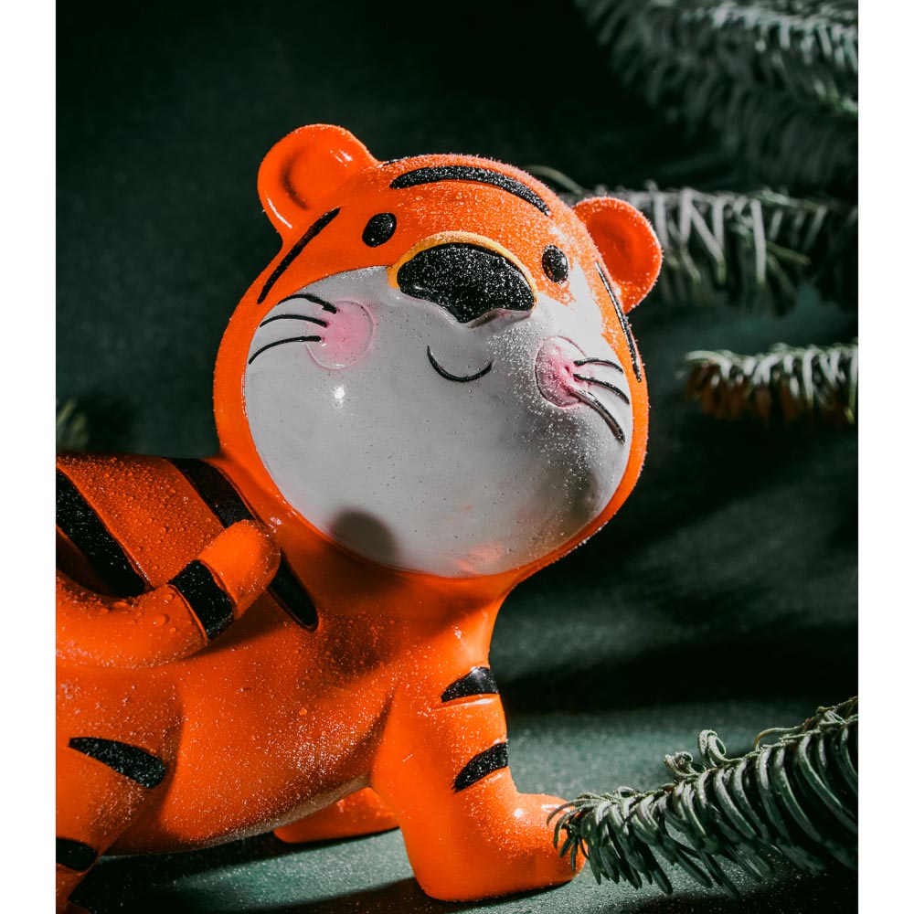 СНОУ БУМ Копилка в форме тигренка, полистоун, 11,8x10x15см, 3 дизайна, арт.№ 359-791