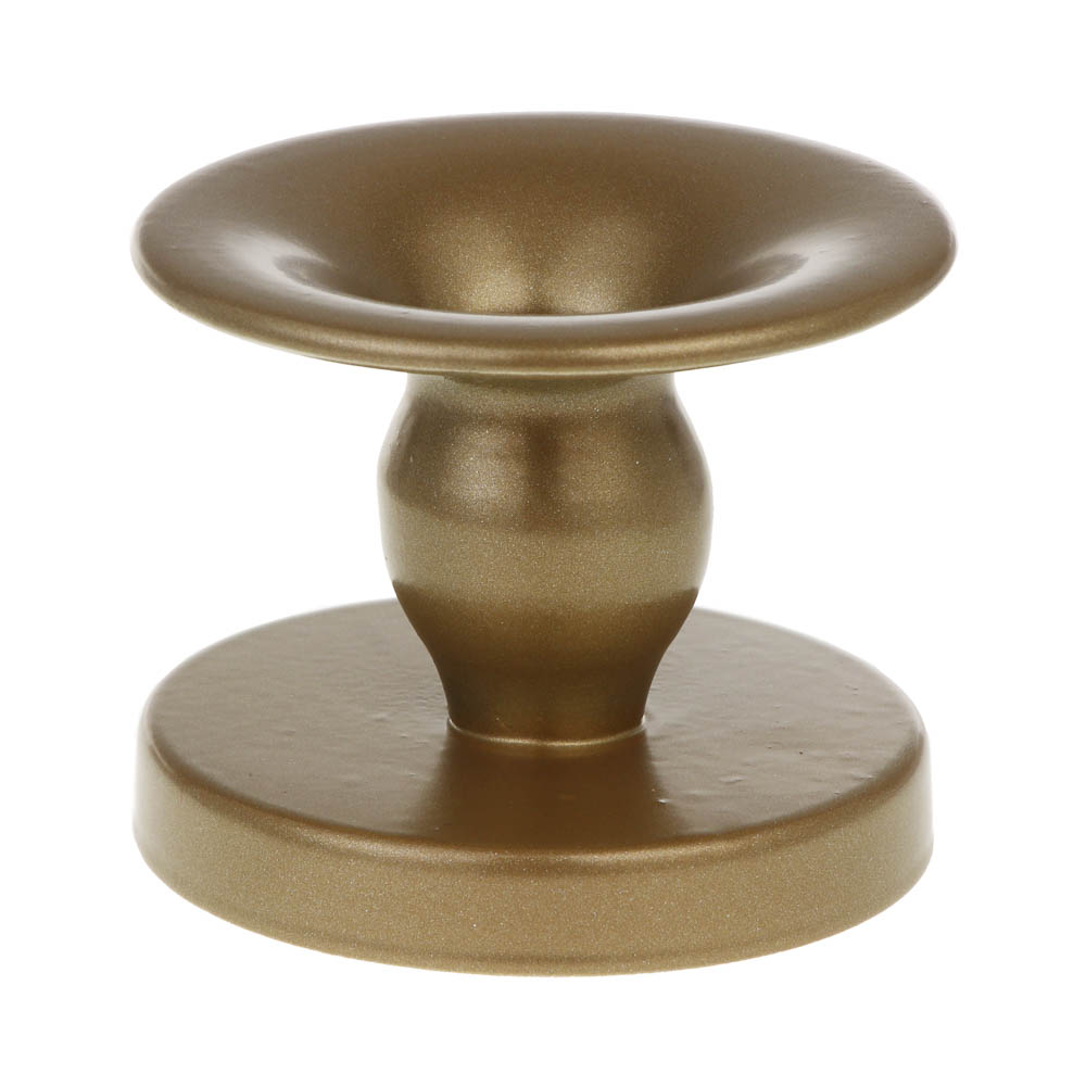Подсвечник тм LADECOR 7x7,5 см, металл, золотой, арт.№ 477-281