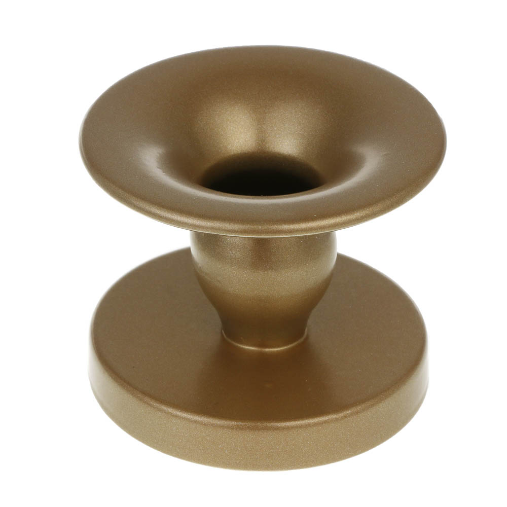 Подсвечник тм LADECOR 7x7,5 см, металл, золотой, арт.№ 477-281