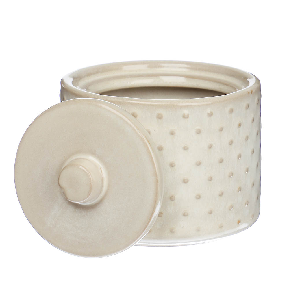 VETTA Емкость для ватных дисков и палочек "Point", керамика, арт.№ 463-378