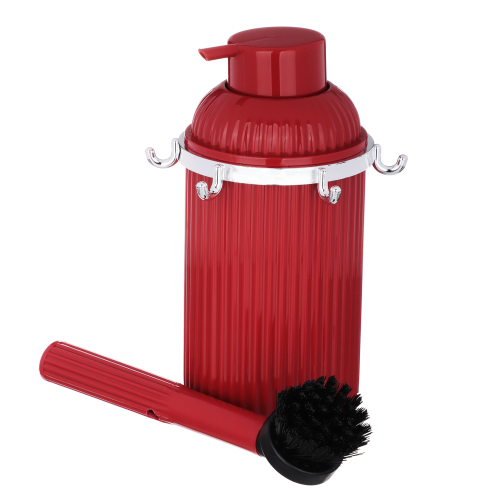 VETTA Набор для кухни 2 пр.: диспенсер для моющего средства 1000 мл, щетка, арт.№ 441-246