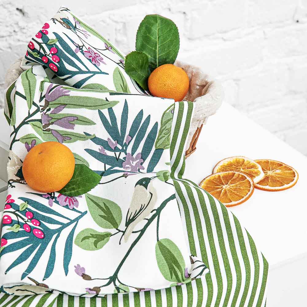 PROVANCE Комплект полотенец кухонных 2шт, 100% хлопок, 40х60см, "Нежность", 2 дизайна, арт.№ 488-010