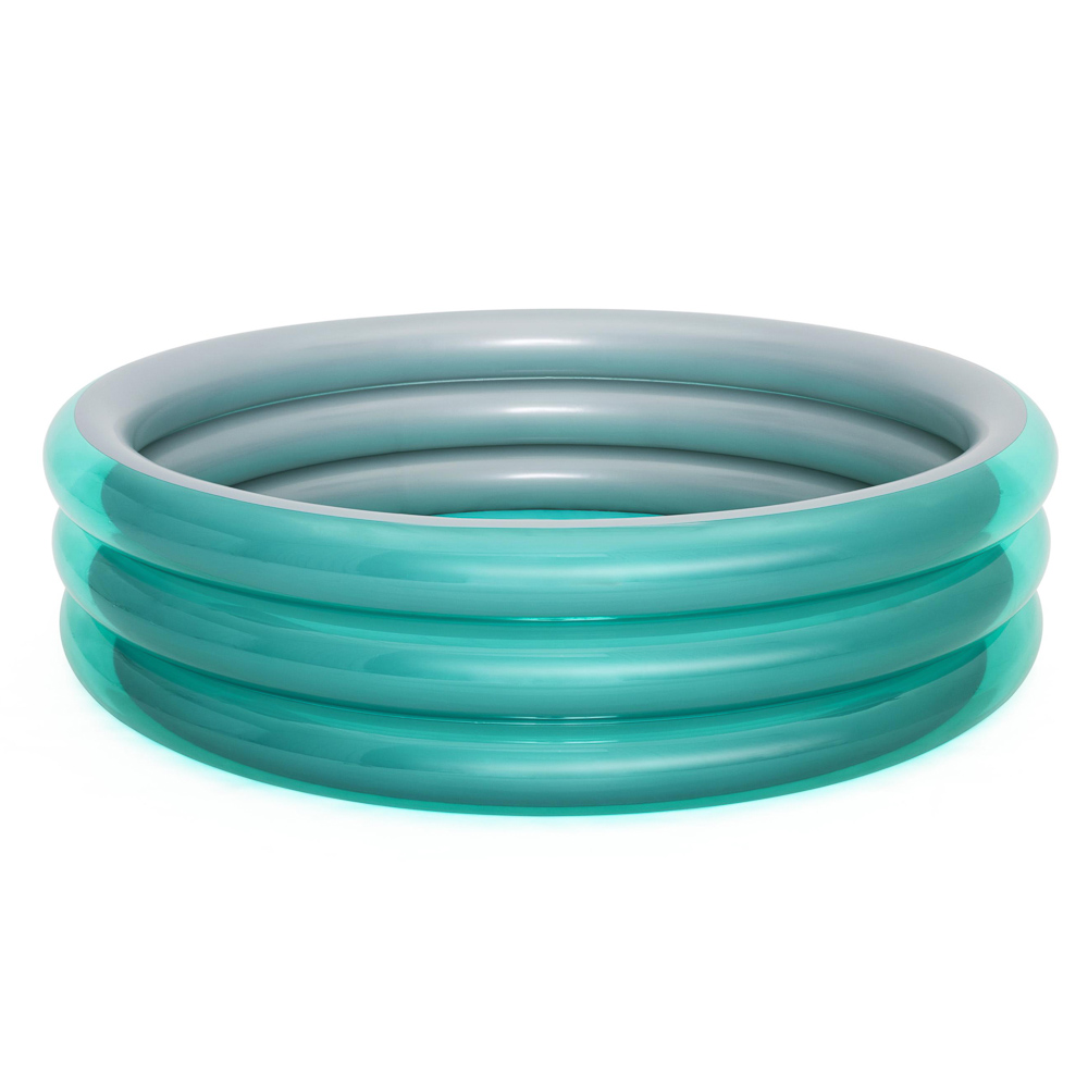BESTWAY Бассейн надувной "Металлик", PVC, 201х53см, 51043, арт.№ 013-016