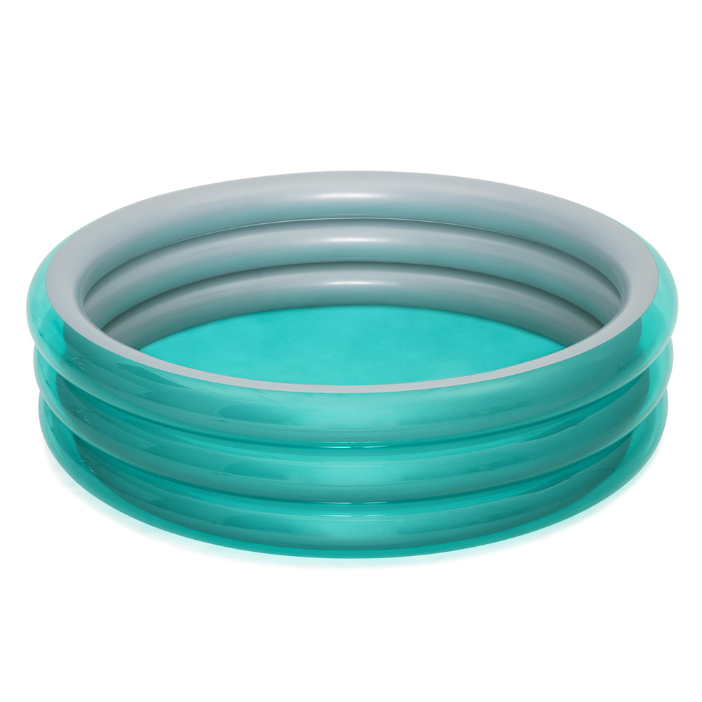 BESTWAY Бассейн надувной "Металлик", PVC, 201х53см, 51043, арт.№ 013-016