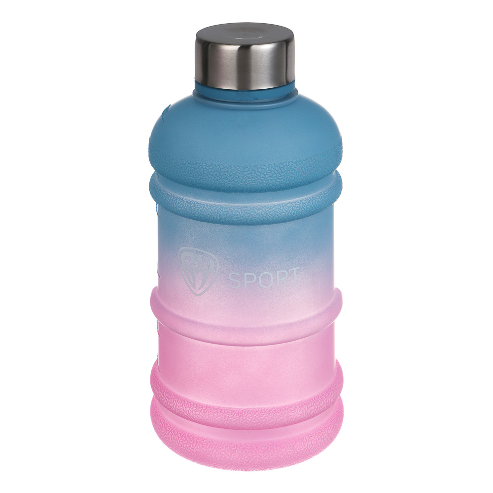 Бутылка спортивная тм BY SPORT, 1000мл, 21х10см, пластик PETG, градиент, арт.№ 088-147