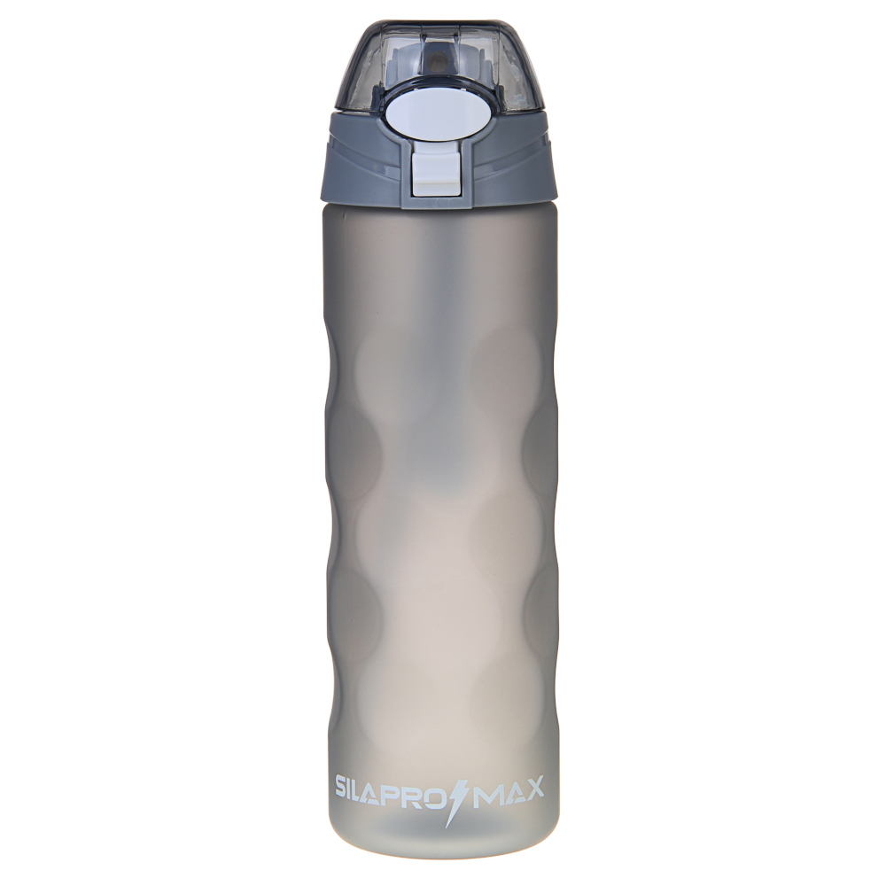 SILAPRO MAX Бутылка спортивная с поильником и замком, ULTIMATE GREY, 700мл, PC, арт.№ 088-035