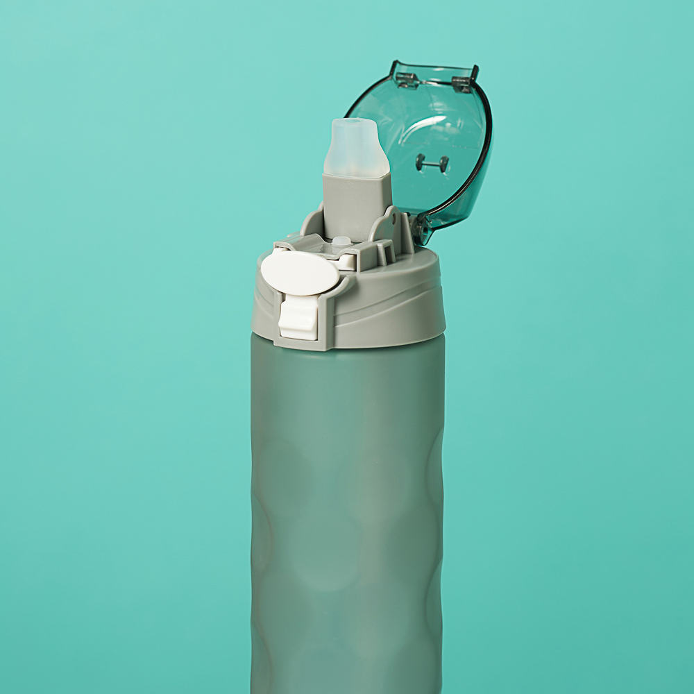 SILAPRO MAX Бутылка спортивная с поильником и замком, ULTIMATE GREY, 700мл, PC, арт.№ 088-035