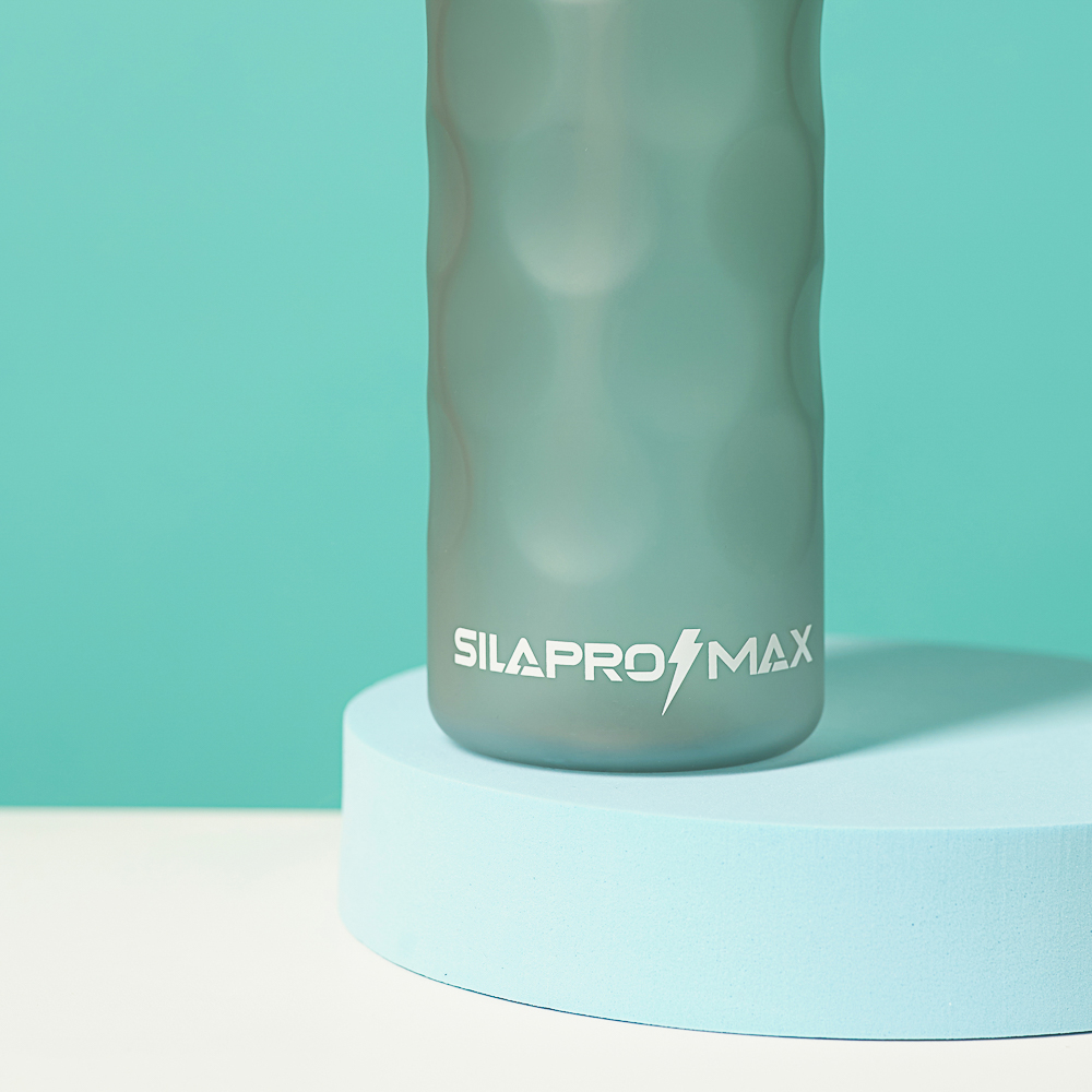 SILAPRO MAX Бутылка спортивная с поильником и замком, ULTIMATE GREY, 700мл, PC, арт.№ 088-035